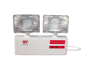 مصباح LED مزدوج الرأس قابل لإعادة الشحن للطوارئ