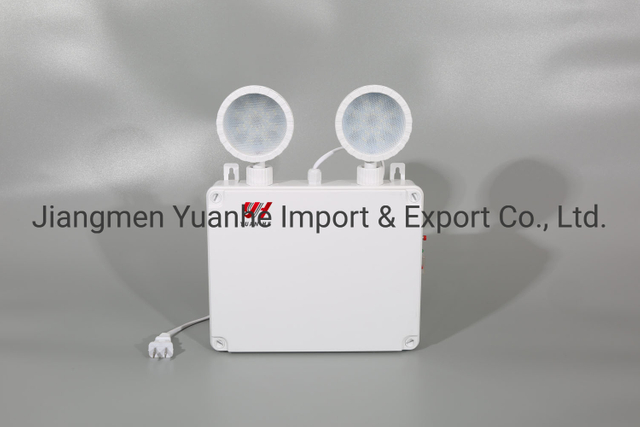 مصباح طوارئ LED مزدوج الرأس / مزدوج مضاد للماء