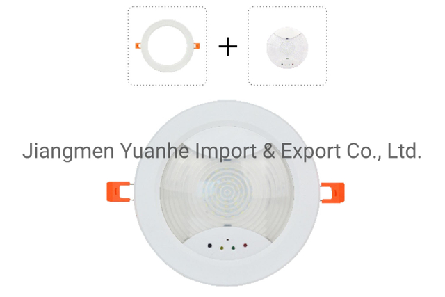 مصباح سقف الطوارئ LED المتكامل القابل لإعادة الشحن