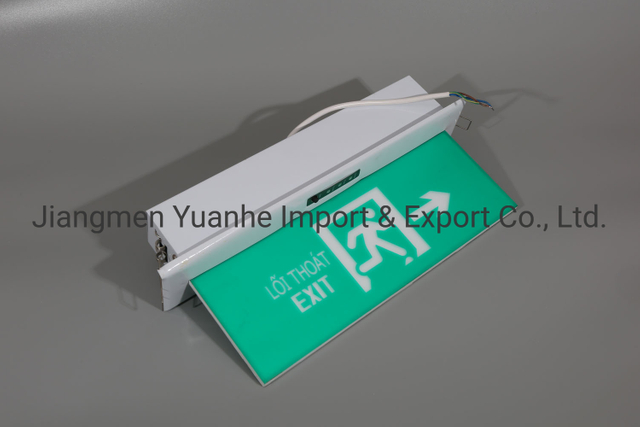 مصباح خروج الطوارئ LED المثبت على السقف