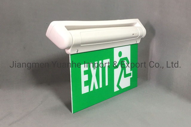 مصباح خروج الطوارئ LED ذو الرأس القابل للدوران