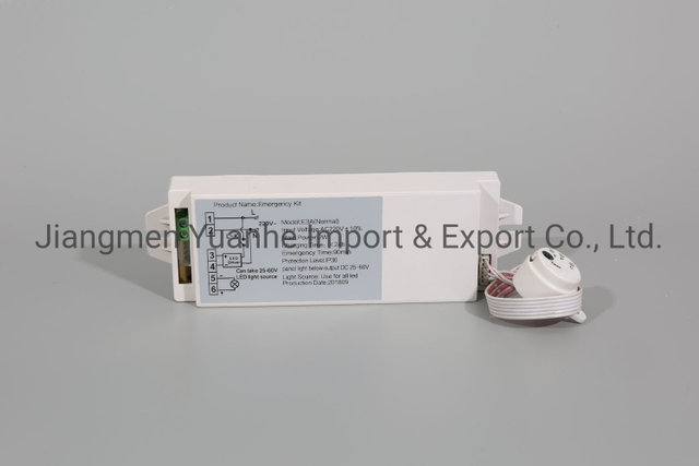 مجموعة بطارية سائق ضوء الطوارئ LED القابلة لإعادة الشحن لإضاءة LED