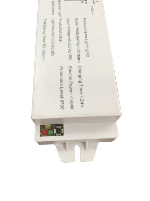 طقم سائق ضوء الطوارئ LED مع بطارية قابلة لإعادة الشحن لجميع مصابيح LED