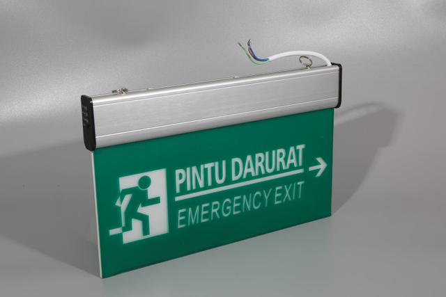 مصباح إشارة خروج الطوارئ LED الشهير