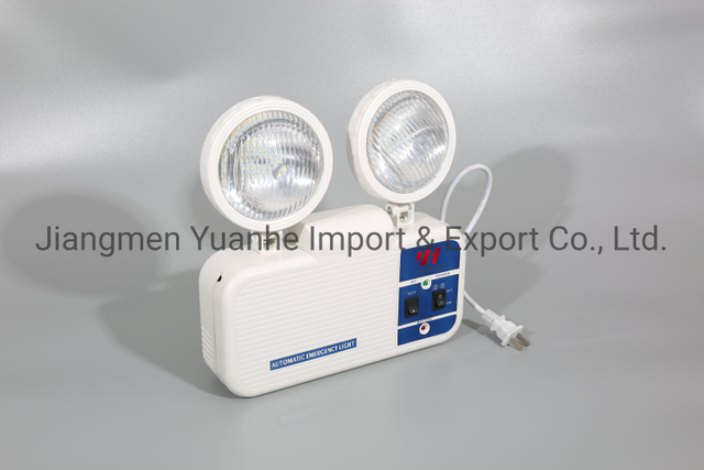 مصباح طوارئ LED مزدوج الرأس / موضعي