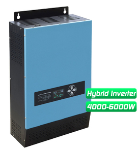 العاكس الهجين بالطاقة الشمسية مع وحدة تحكم الشحن MPPT / Wmp المدمجة 4kw-6kw 24V / 48V نظام الطاقة الشمسية خارج الشبكة