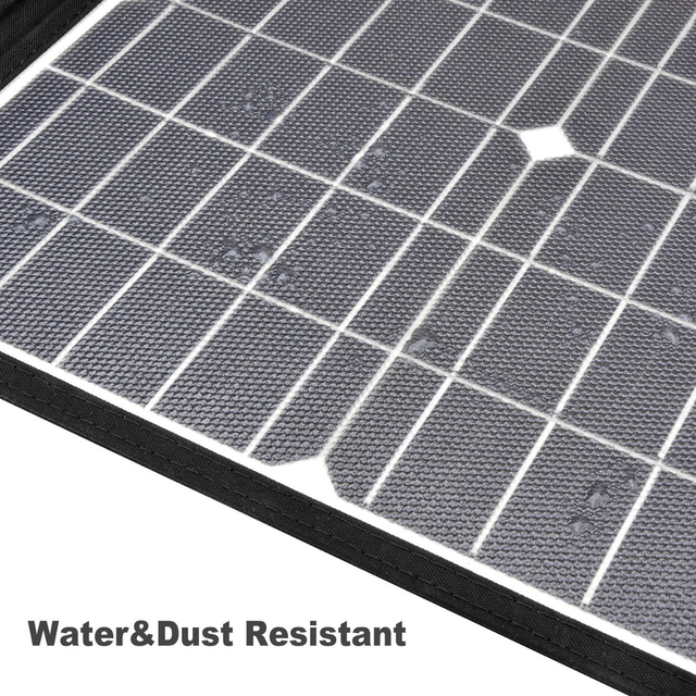 لوحة شمسية قابلة للطي ETFE لوحة شمسية أحادية الألواح الشمسية 120W لوحة شمسية من القماش