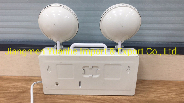مصباح LED للطوارئ برأس مزدوج IP65 مقاوم للماء