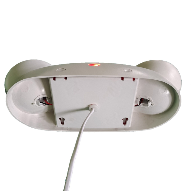 مصباح LED مزدوج الرأس قابل لإعادة الشحن للطوارئ