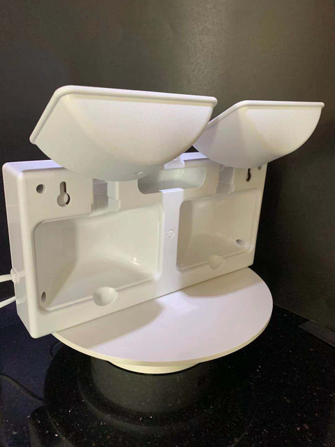 LED بطارية قابلة للشحن في حالات الطوارئ لمكافحة الحرائق 2X6w مصباح رؤساء التوأم