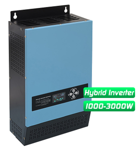 العاكس الهجين بالطاقة الشمسية مع وحدة تحكم الشحن MPPT / Wmp المدمجة 1kw-3kw 12V / 24V / 48V نظام الطاقة الشمسية خارج الشبكة