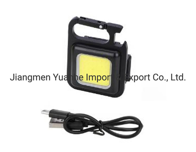 المحمولة الجيب البسيطة LED سلاسل مفاتيح البوليفيين USB ضوء متعدد الوظائف قابل لإعادة الشحن للخارجية