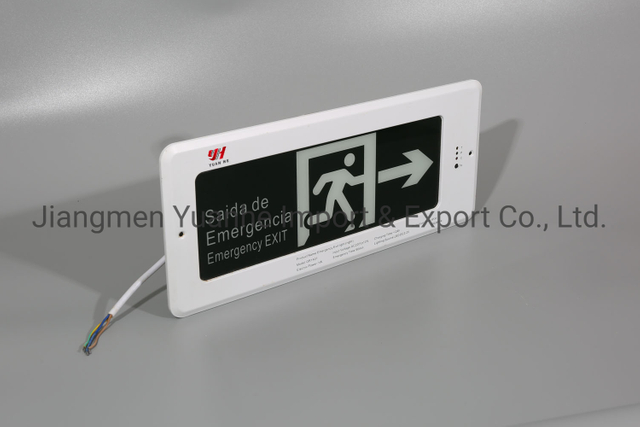 مصباح خروج للطوارئ LED أنيق / علامة